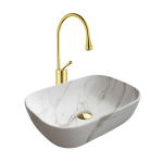 VELDMAN Umywalka ceramiczna TOKYO SLIM marmur